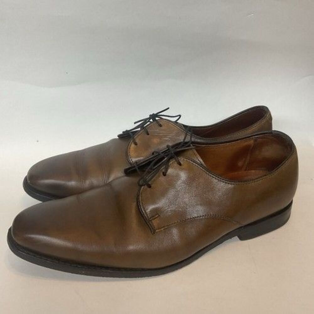Allen Edmonds Kenilworth Dark Brown Leather Lace Up Oxfords Men Size 11.5